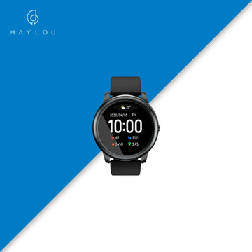 Haylou LS05 Solar Smart Watch Metal Body Heart Rate Sleep Monitor IP68 Waterproof Global Version